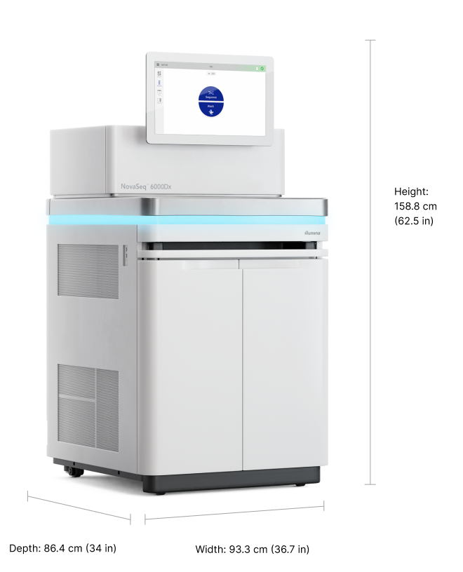 NovaSeq 6000Dx instrument specifications 